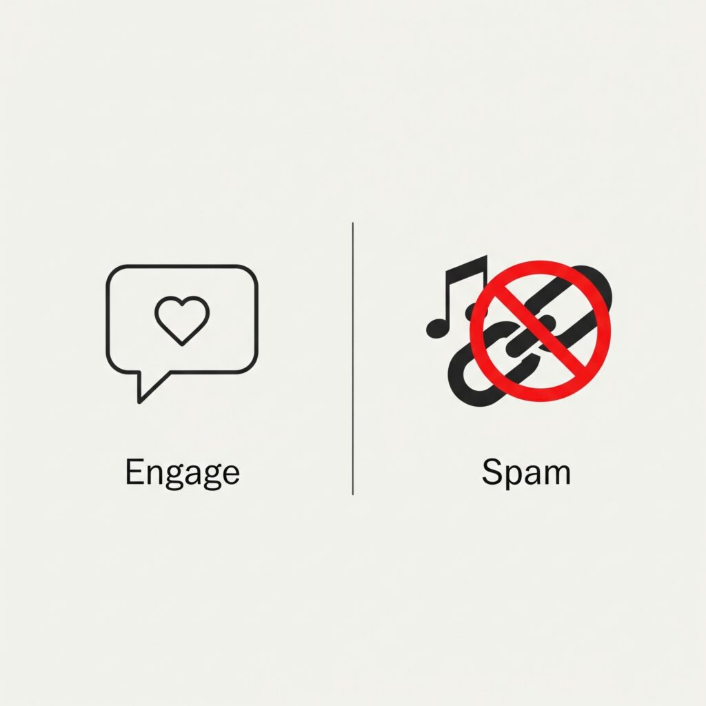 Don't Just Make Music: How to Actively Promote Your Tracks in 2025 2 Engage with online communities to promote your tracks, do not spam.